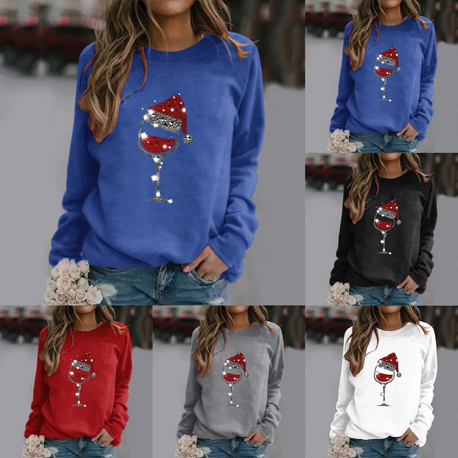 Рождественский джемпер, Женский свитшот с круглым вырезом, рождественский джемпер с длинным рукавом, повседневные рождественские топы, Жен...
Рождественский джемпер, Женский свитшот с круглым вырезом, рождественский джемпер с длинным рукавом, повседневные рождественские топы, Жен...