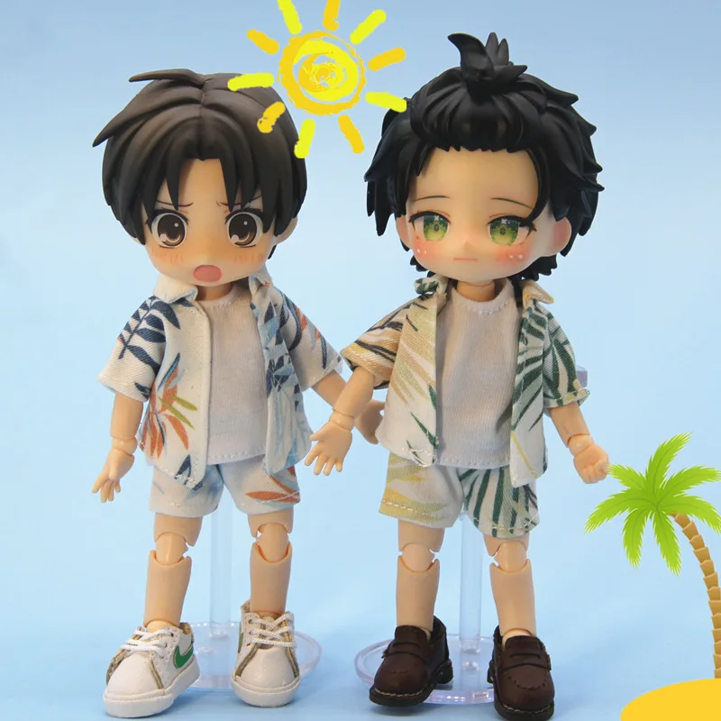 OB11 Baby Summer Travel Hawaiian Short Suit Style Colors Decorative Accessories Doll Polyester Wool Bjd 1/12 Size Cotton Safety
OB11 Baby Summer Travel Hawaiian Short Suit Style Colors Decorative Accessories Doll Polyester Wool Bjd 1/12 Size Cotton Safety