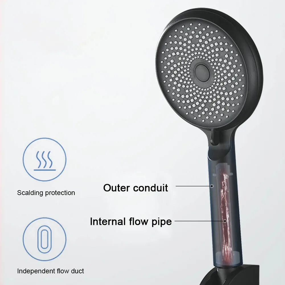 3 Modes Adjustable High Pressure Shower Head Handheld Water Saving Shower Head Home Improvement Accessory
3 Modes Adjustable High Pressure Shower Head Handheld Water Saving Shower Head Home Improvement Accessory