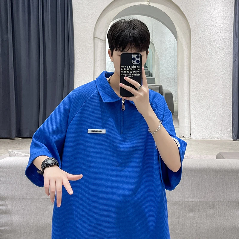 Oversized Zip Design Polo Shirts for Mens Summer Fashion Trends Preppy Style Streetwear Tops Teenage Golf Tees Plus Size Clothes
Oversized Zip Design Polo Shirts for Mens Summer Fashion Trends Preppy Style Streetwear Tops Teenage Golf Tees Plus Size Clothes