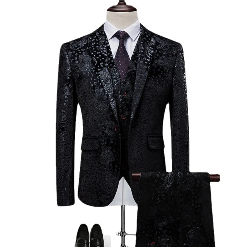 ( Jacket +Vest+Pants) Formal Slim Fit Dinner Party Men Suits Tuxedo Groom Custom Made Best Man Jacket Wedding Suits For Men 6XL
( Jacket +Vest+Pants) Formal Slim Fit Dinner Party Men Suits Tuxedo Groom Custom Made Best Man Jacket Wedding Suits For Men 6XL