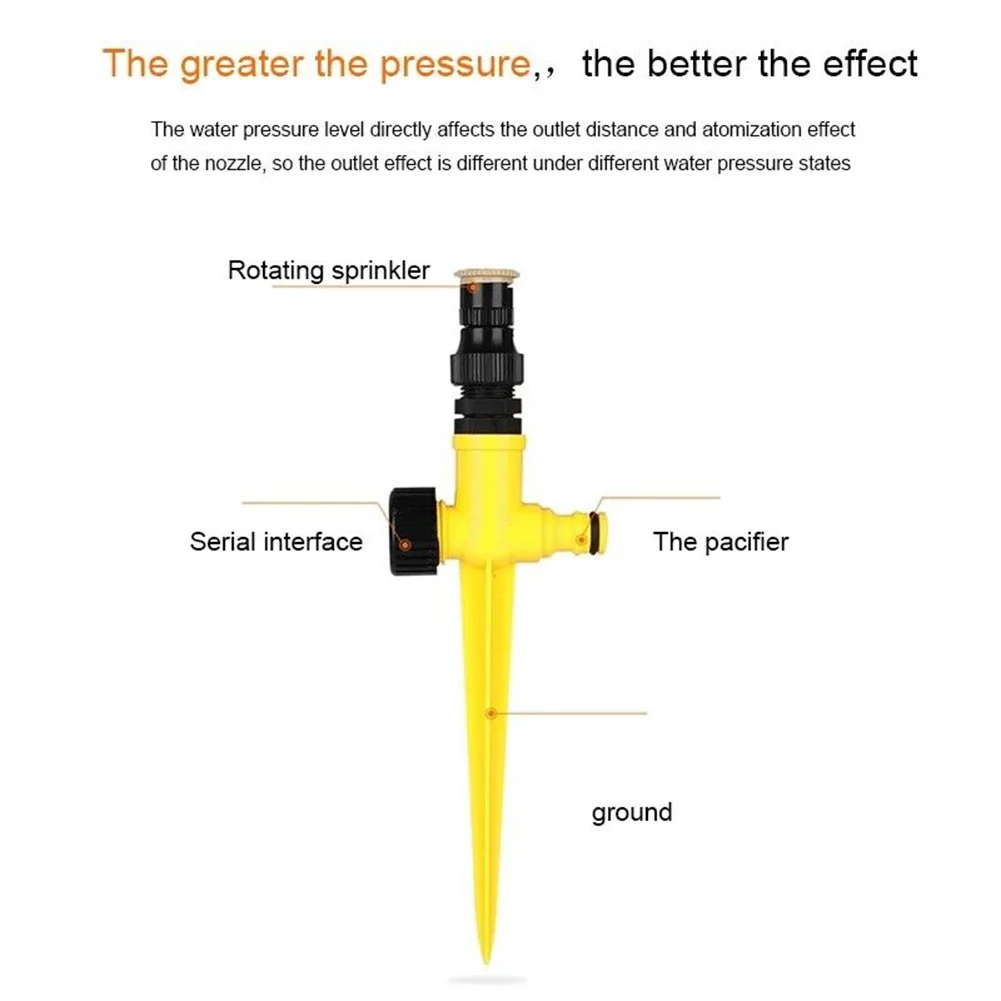Rotary Nozzles Watering Systems Spray Diameter 0 - 12m Spray Sprinkler Garden Watering Accessories Material ABS Hot Sale
Rotary Nozzles Watering Systems Spray Diameter 0 - 12m Spray Sprinkler Garden Watering Accessories Material ABS Hot Sale