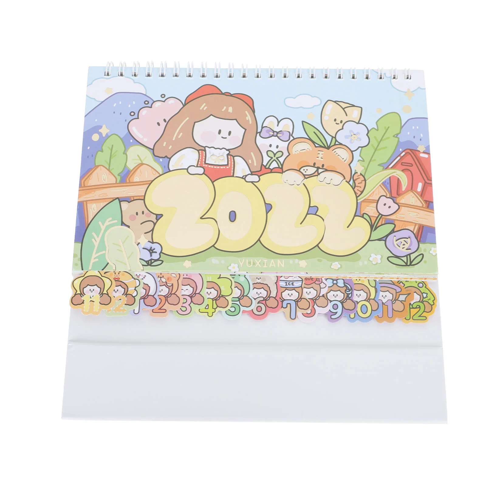 1Pc Cartoon Calendar Colorful Calendar Desktop Calendar Calendar Notepad Decorative Calendar for Home Office 
1Pc Cartoon Calendar Colorful Calendar Desktop Calendar Calendar Notepad Decorative Calendar for Home Office