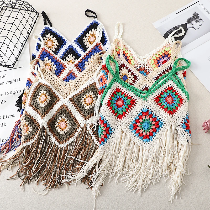 Dream Horse Original National Style Sling Yunnan Northwest Travel Set Bohemian Style Tassel Vest 
Dream Horse Original National Style Sling Yunnan Northwest Travel Set Bohemian Style Tassel Vest