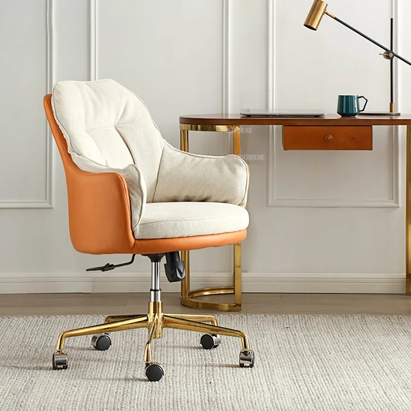 Nordic Luxury Leisure Office Chairs Lift Swivel Armchair Creative Computer Office Chair Bedroom Sillon Oficina Home Furniture
Nordic Luxury Leisure Office Chairs Lift Swivel Armchair Creative Computer Office Chair Bedroom Sillon Oficina Home Furniture