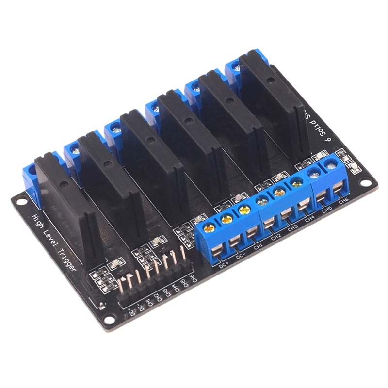 HY-M282 6-полосный твердотельный релейный модуль 5 в высокоуровневый триггер постоянного тока
HY-M282 6-полосный твердотельный релейный модуль 5 в высокоуровневый триггер постоянного тока
