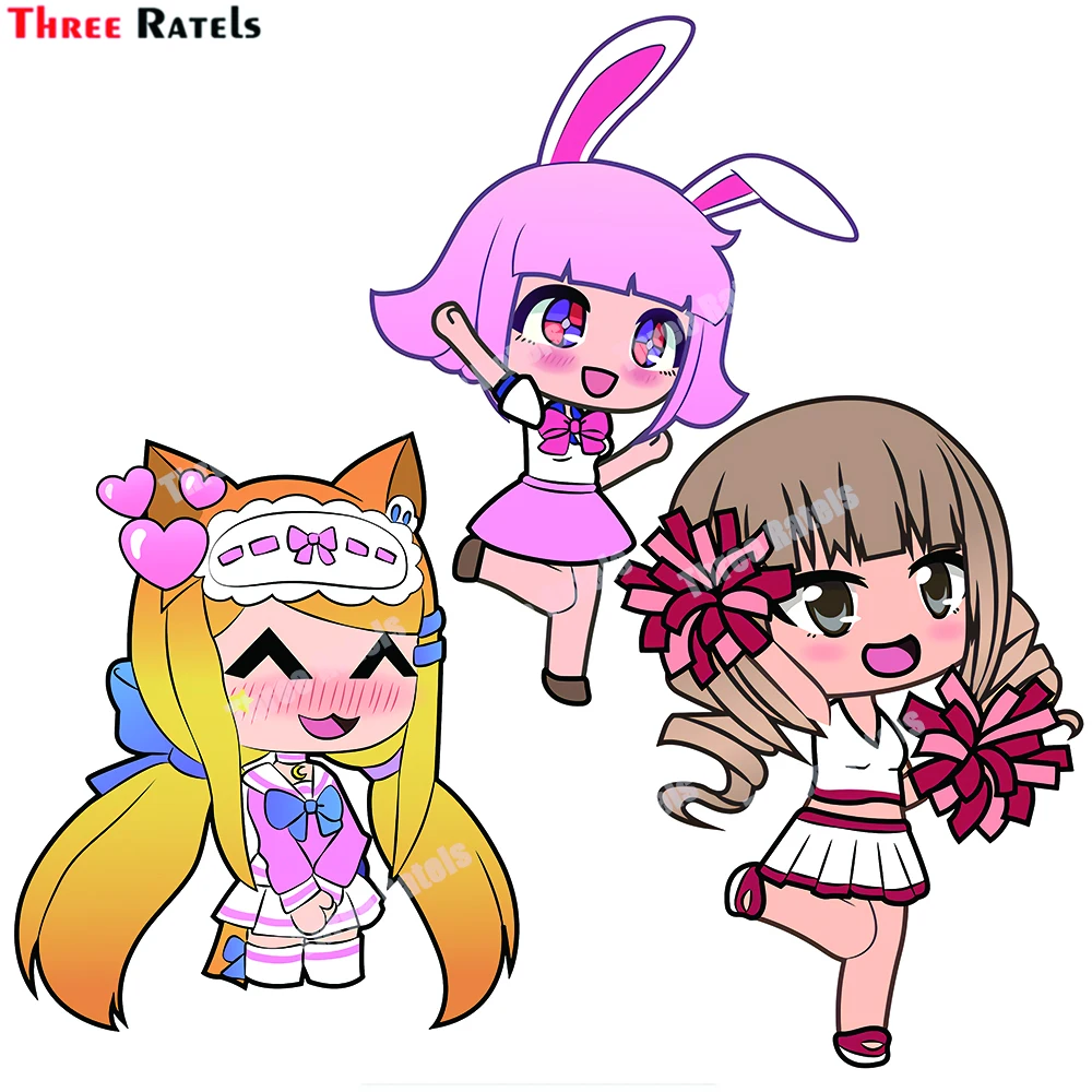Three Ratels D91 Gacha Life Gabriella Happy Senpaibuns And Yuni Sticker For Pvc Car Motorcycle Stop Helmet Decal Waterproof
Three Ratels D91 Gacha Life Gabriella Happy Senpaibuns And Yuni Sticker For Pvc Car Motorcycle Stop Helmet Decal Waterproof