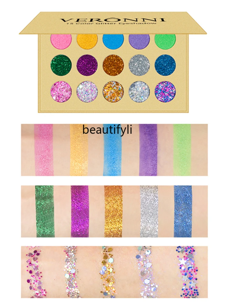 Eye Shadow Plate Sequined Stage Makeup Watch Show Shiny Glitter Makeup for Kindergarten Students
Eye Shadow Plate Sequined Stage Makeup Watch Show Shiny Glitter Makeup for Kindergarten Students