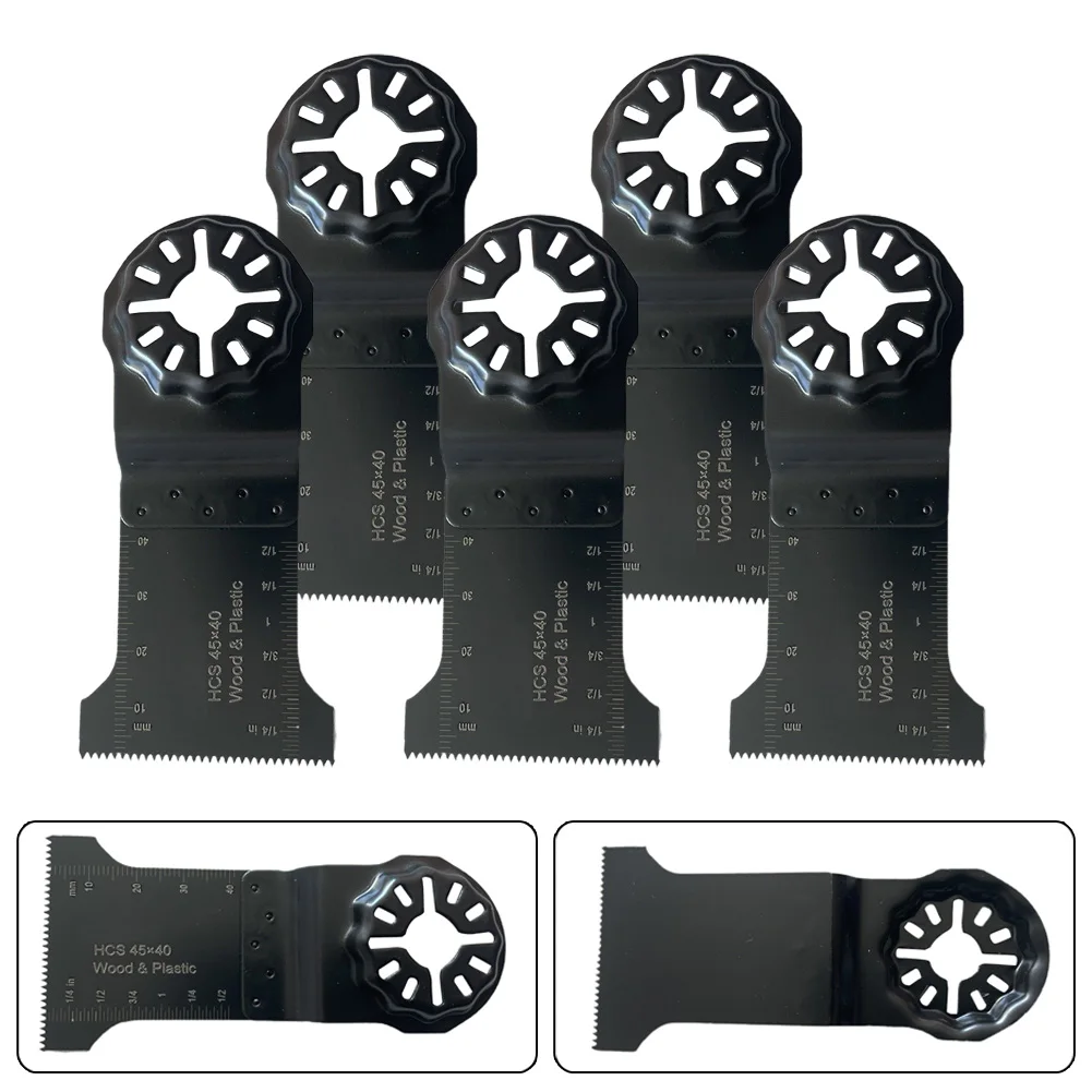 5Pcs 45mm Multi-Function Saw Blade Oscillating Saw Blade Multitool Blades Set Oscillating Tools For Wood Metal Cutting Remover
5Pcs 45mm Multi-Function Saw Blade Oscillating Saw Blade Multitool Blades Set Oscillating Tools For Wood Metal Cutting Remover