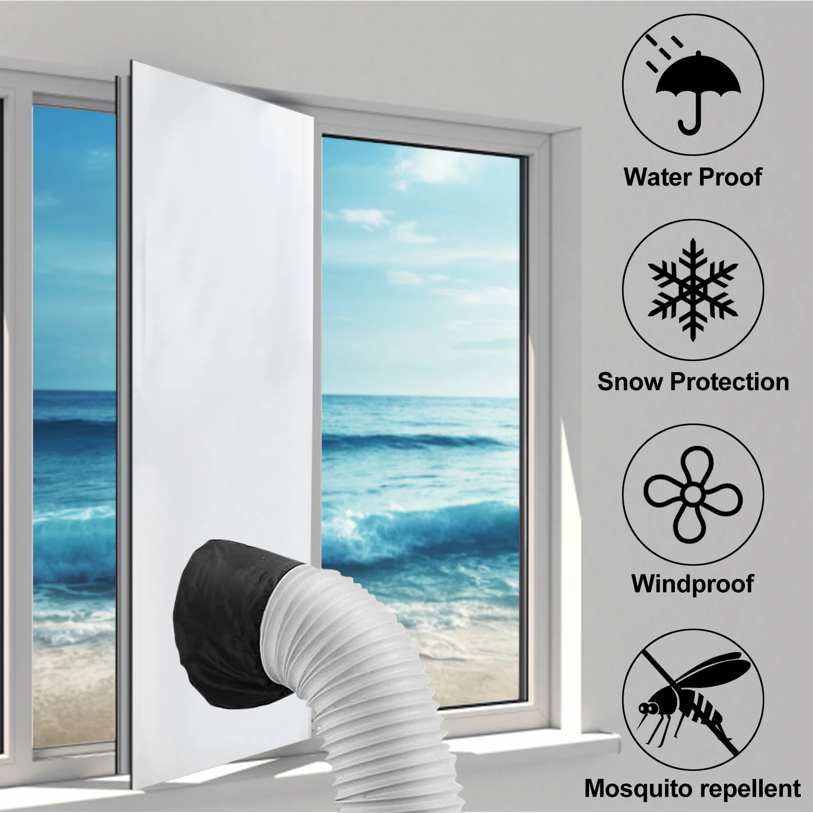 Universal Window Seal For Mobile Air Conditioner Unit Universal Window Sealing Kit Hot Air Stop Air Exchange Guards
Universal Window Seal For Mobile Air Conditioner Unit Universal Window Sealing Kit Hot Air Stop Air Exchange Guards