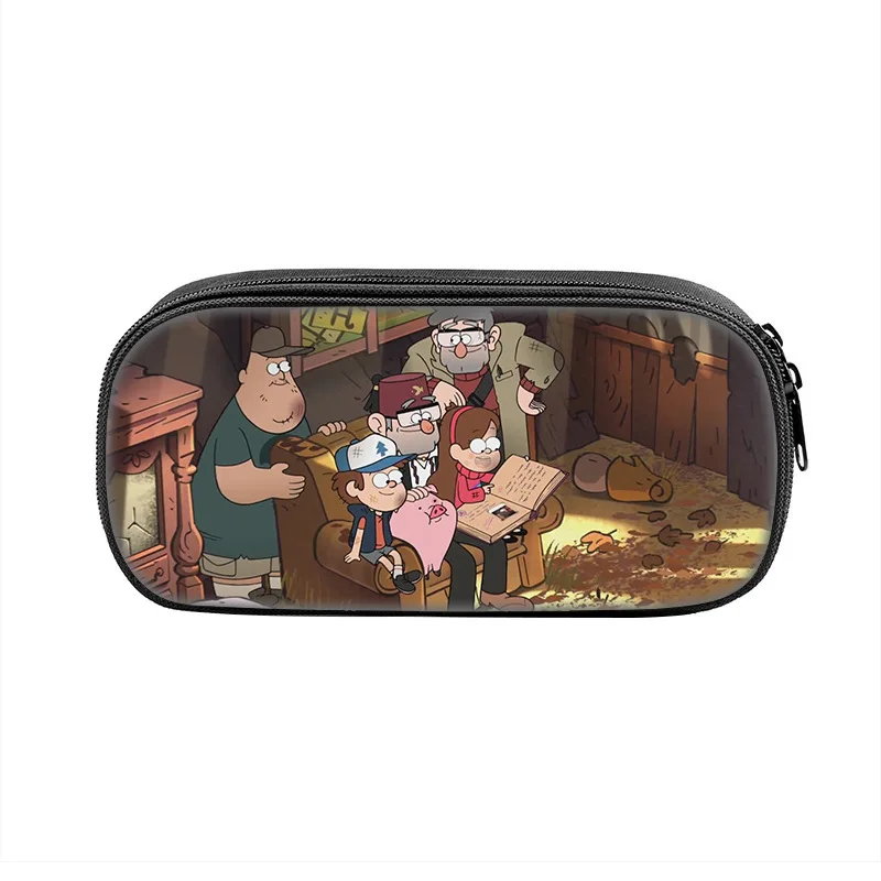 Чехол для ручек большой вместимости с рисунком из аниме «Гравити Фолз»
Чехол для ручек большой вместимости с рисунком из аниме «Гравити Фолз»