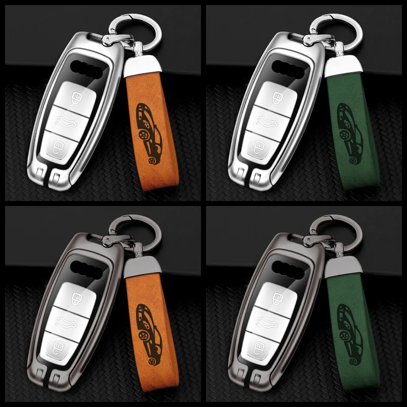 Galvanized Alloy Car Key Case Cover For Audi A6 C8 A7 A8 Q8 2018 2019 Intelligent Remote Control Protective Keychain Accessories
Galvanized Alloy Car Key Case Cover For Audi A6 C8 A7 A8 Q8 2018 2019 Intelligent Remote Control Protective Keychain Accessories