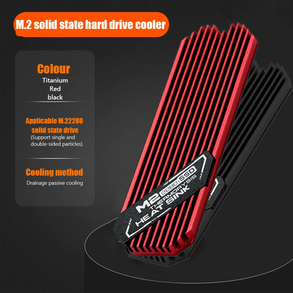 Ultra-thin M.2 SSD Heat Sink PCIE 2280 Solid State Hard Disk Aluminum Heatsink Cooler Radiator Thermal Cooling Pad for Desktop
Ultra-thin M.2 SSD Heat Sink PCIE 2280 Solid State Hard Disk Aluminum Heatsink Cooler Radiator Thermal Cooling Pad for Desktop