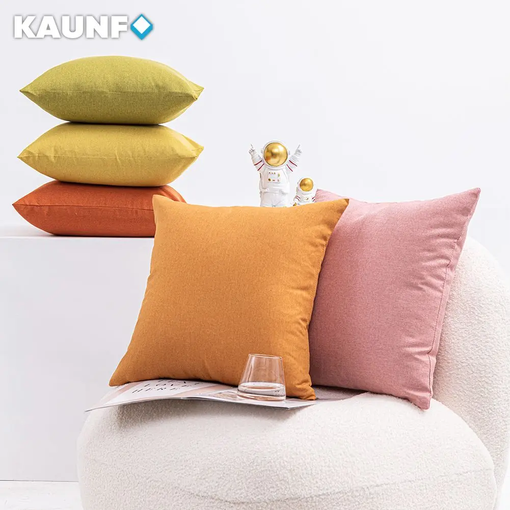 KAUNFO Warm Solid Color Cushion Cover Sofa Pillowcase Waterproof Fabric Pillowcase for Living Room Bedroom Home Decor 45x45cm
KAUNFO Warm Solid Color Cushion Cover Sofa Pillowcase Waterproof Fabric Pillowcase for Living Room Bedroom Home Decor 45x45cm