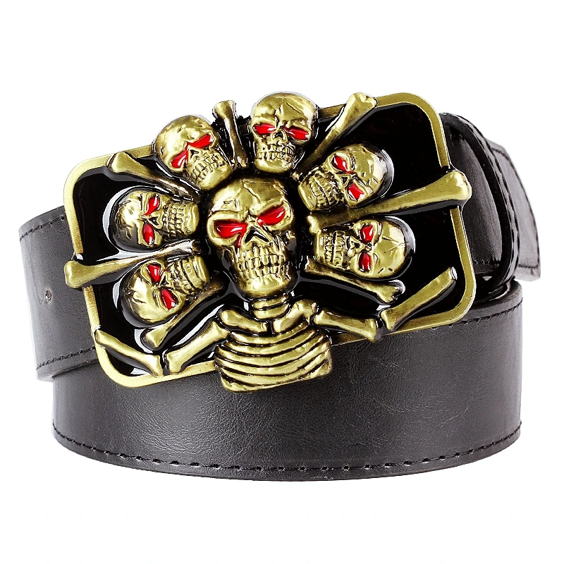 Red Eye Demon Skull Belt Buckle Fashion Leather Belts Hell Devil Style Hip Hop Show Waistband Drop Shipping
Red Eye Demon Skull Belt Buckle Fashion Leather Belts Hell Devil Style Hip Hop Show Waistband Drop Shipping