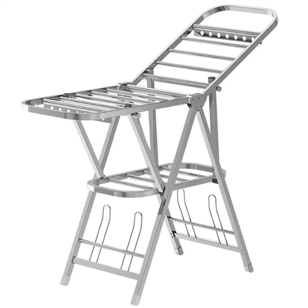 63 Inches Clothes Drying Rack, Stainless Steel Space Saving Drying Rack, Foldable Laundry Rack,43.00 X 4.50 X 21.00 Inches
63 Inches Clothes Drying Rack, Stainless Steel Space Saving Drying Rack, Foldable Laundry Rack,43.00 X 4.50 X 21.00 Inches