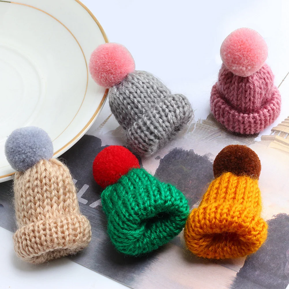Hat Mini Hats Christmasbottlediyknit Knitting Miniature Crochet Cap Decor Jewelry Crafts Hair Accessories Santa Decoration 
Hat Mini Hats Christmasbottlediyknit Knitting Miniature Crochet Cap Decor Jewelry Crafts Hair Accessories Santa Decoration