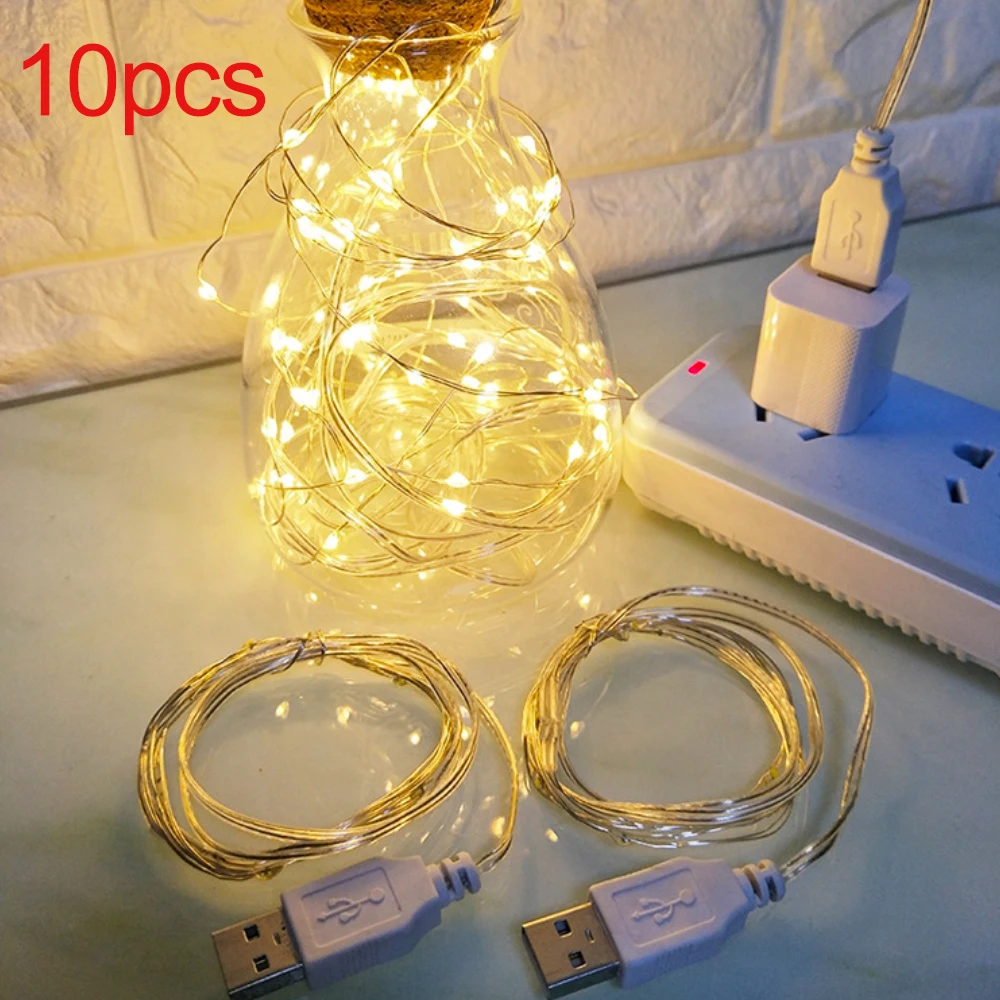 10pcs Led Fairy Lights Copper Wire String USB 1M 2M 3M Holiday Outdoor Lamp Garland For Christmas Tree Wedding Party Decoration
10pcs Led Fairy Lights Copper Wire String USB 1M 2M 3M Holiday Outdoor Lamp Garland For Christmas Tree Wedding Party Decoration
