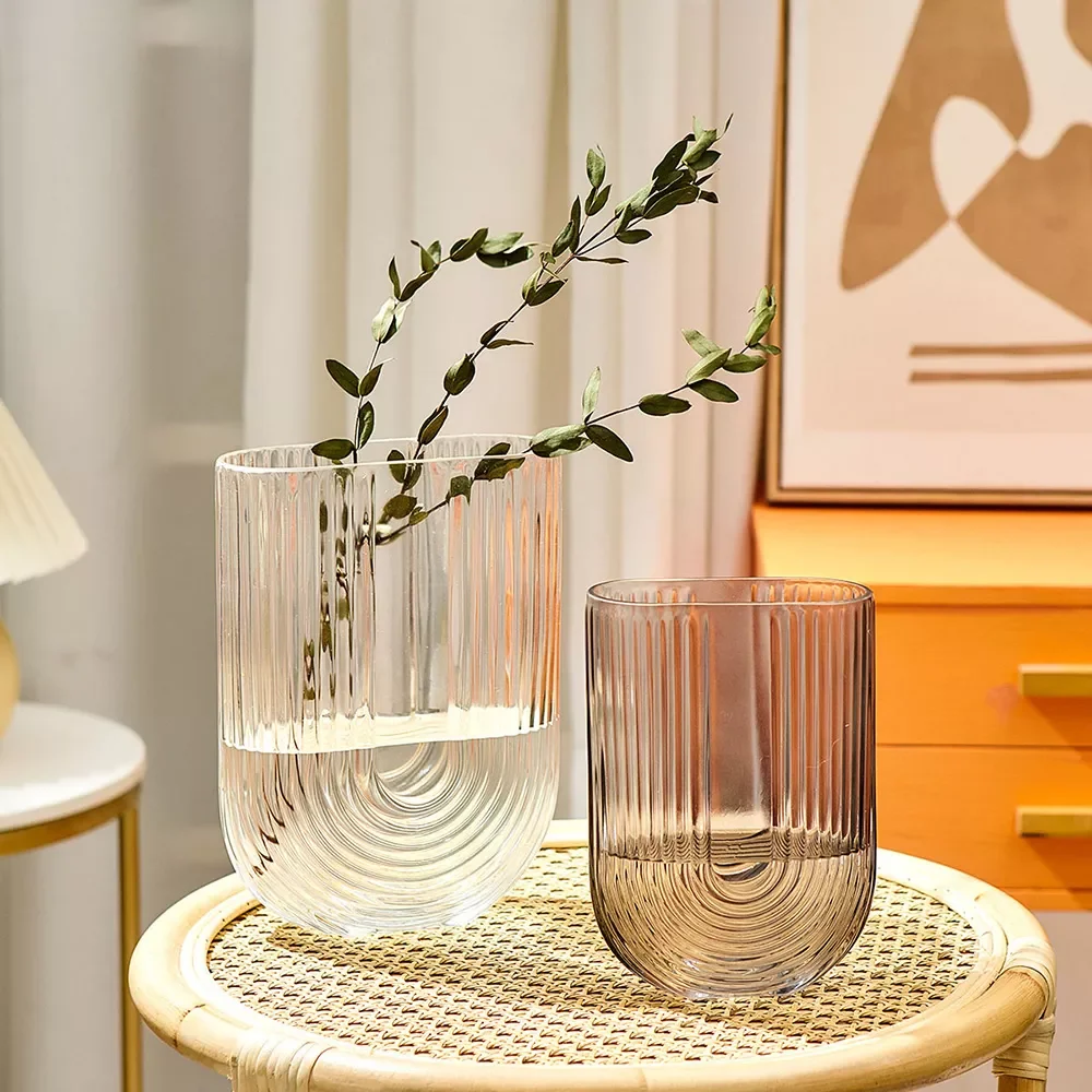NEW Nordic Vase Dried Flowers Vase Transparent Glass Vase U-shaped Vase Decoration Vase Home Decor Vase Hydroponic Plant Holder
NEW Nordic Vase Dried Flowers Vase Transparent Glass Vase U-shaped Vase Decoration Vase Home Decor Vase Hydroponic Plant Holder