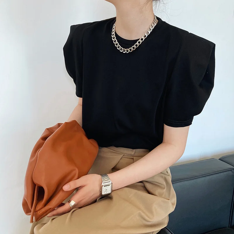Summer New Tops For Ladies Korean Style Design Short-sleeved T-shirt Women's Lazy Loose Round Neck Ins Puff Sleeve Top
Summer New Tops For Ladies Korean Style Design Short-sleeved T-shirt Women's Lazy Loose Round Neck Ins Puff Sleeve Top