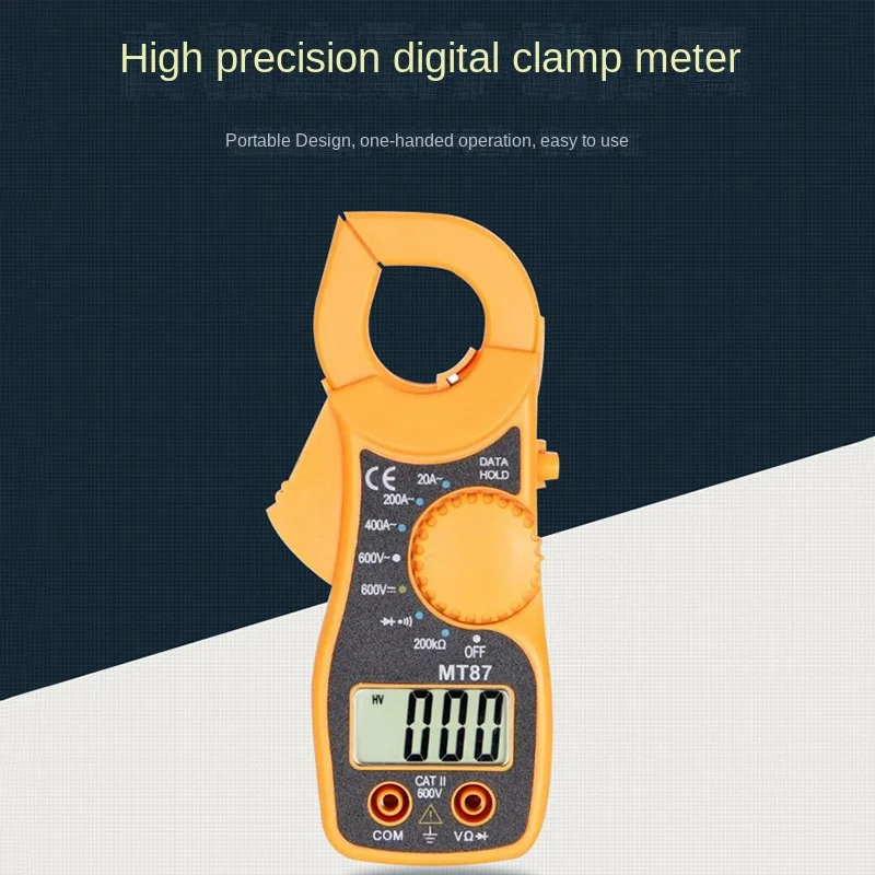 Mt87 Digital Clamp Meter Multimeter Multi-Function Electrical Number Clamp Meter Multimeter High Precision Clamp Ammeter Digital
Mt87 Digital Clamp Meter Multimeter Multi-Function Electrical Number Clamp Meter Multimeter High Precision Clamp Ammeter Digital