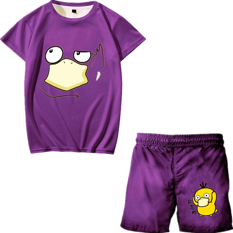 Summer 2022 New Anime Psyduckes Jumpsuit Kid Tshirt and Pants Two-piece pikachu- Costumes for Boys and Girls
Summer 2022 New Anime Psyduckes Jumpsuit Kid Tshirt and Pants Two-piece pikachu- Costumes for Boys and Girls