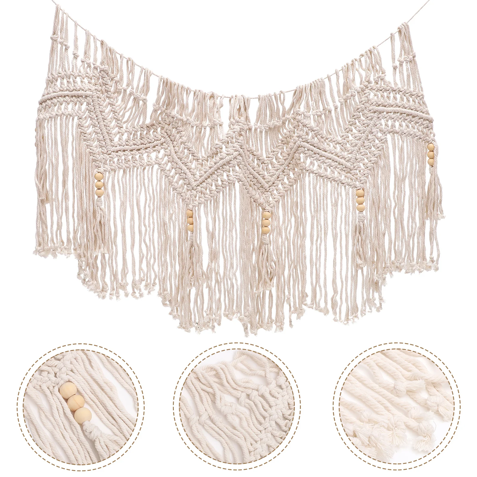 Hanging Valance Window Macrame Bohemian Rope Tapestry Home Wall Shop Decor Fringe Trim
Hanging Valance Window Macrame Bohemian Rope Tapestry Home Wall Shop Decor Fringe Trim