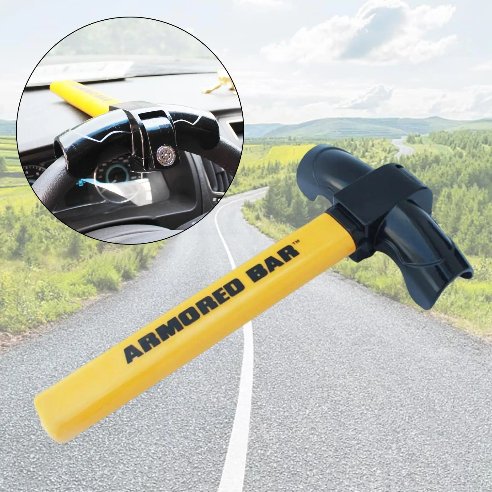 Automotive Steering Wheel Lock Anti Theft Durable Security Lock Stainless Steel for Cars
Automotive Steering Wheel Lock Anti Theft Durable Security Lock Stainless Steel for Cars