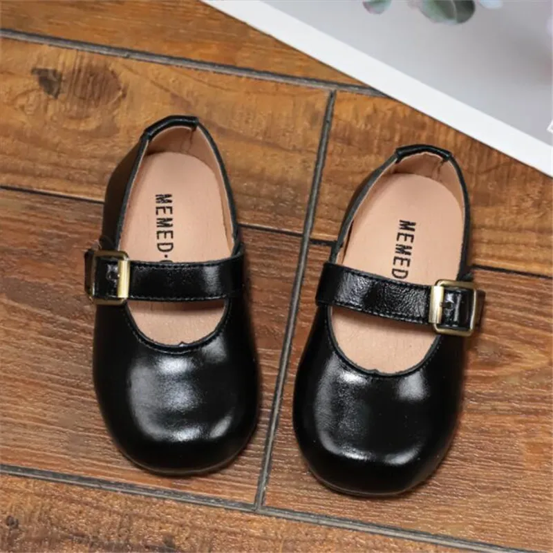 Kids Girls School Genuine Leather Shoes Fashion Black Casual Shoes Spring Autumn Children Show Princess Shoes
Kids Girls School Genuine Leather Shoes Fashion Black Casual Shoes Spring Autumn Children Show Princess Shoes
