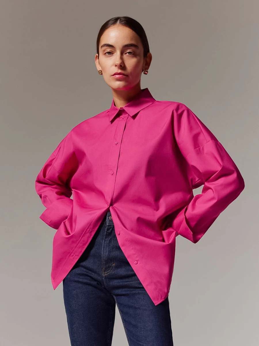 Solid Color Simple Blouse Women Summer Single Breasted Long Sleeve Casual Fashion Office Lady Shirts Tops French Elegant Blouses
Solid Color Simple Blouse Women Summer Single Breasted Long Sleeve Casual Fashion Office Lady Shirts Tops French Elegant Blouses