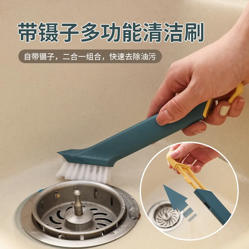 

2022 Multipurpose Bathroom Tile Floor Gap Cleaning Brush Window Groove Cleaning Brush Convenient Household Corner Cleaning Tools