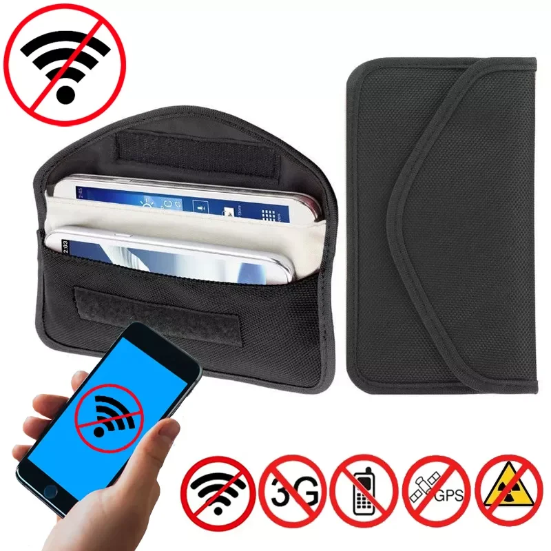 Blocking Bag Faraday Bag Shield Cage Pouch Wallet Phone Case for Cell Phone Privacy Protection and Car Key FOB
Blocking Bag Faraday Bag Shield Cage Pouch Wallet Phone Case for Cell Phone Privacy Protection and Car Key FOB