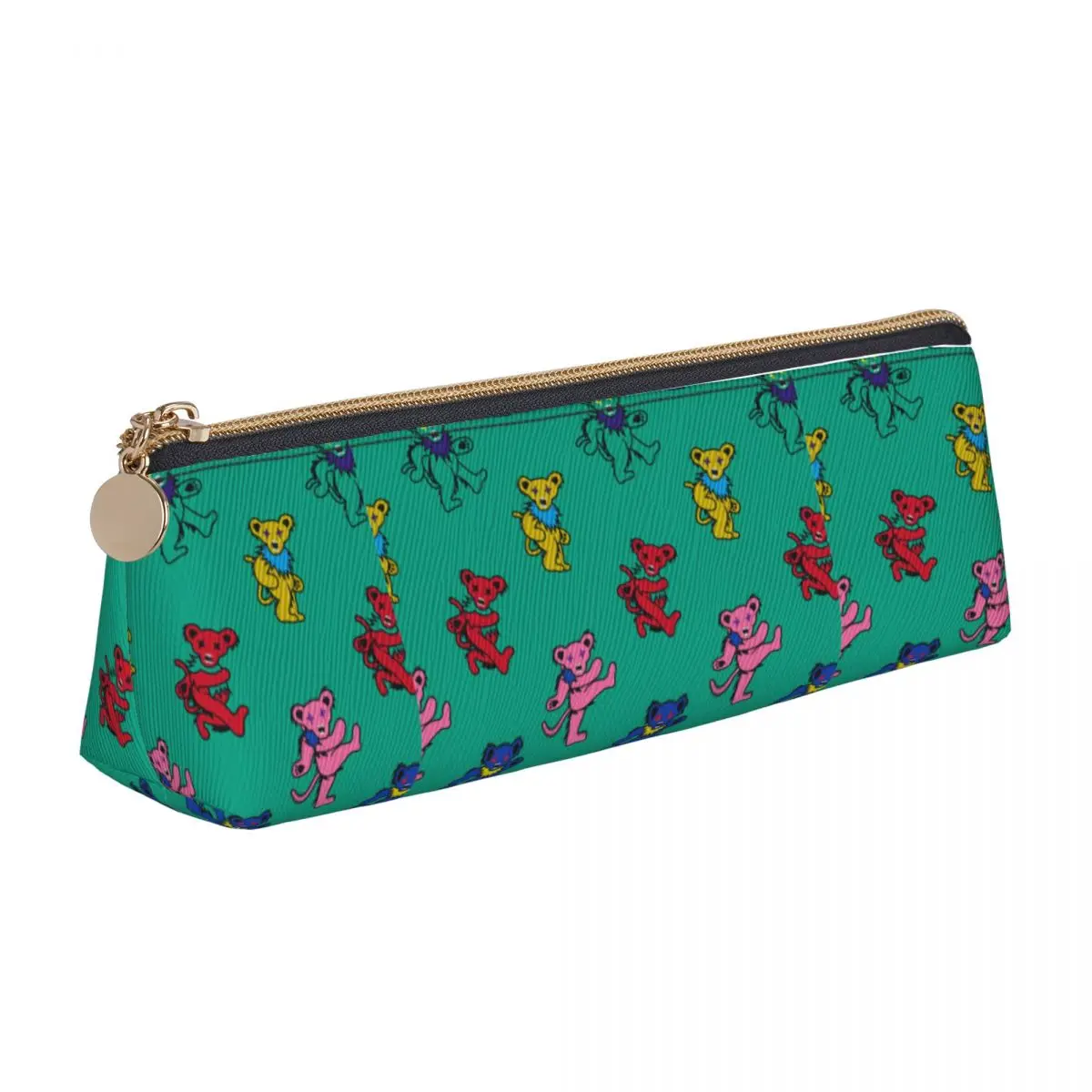Colorful Bear Triangle Pencil Case Funny Animal Print Vintage Zipper Pencil Box Boy Girl School Leather Pen Bags
Colorful Bear Triangle Pencil Case Funny Animal Print Vintage Zipper Pencil Box Boy Girl School Leather Pen Bags