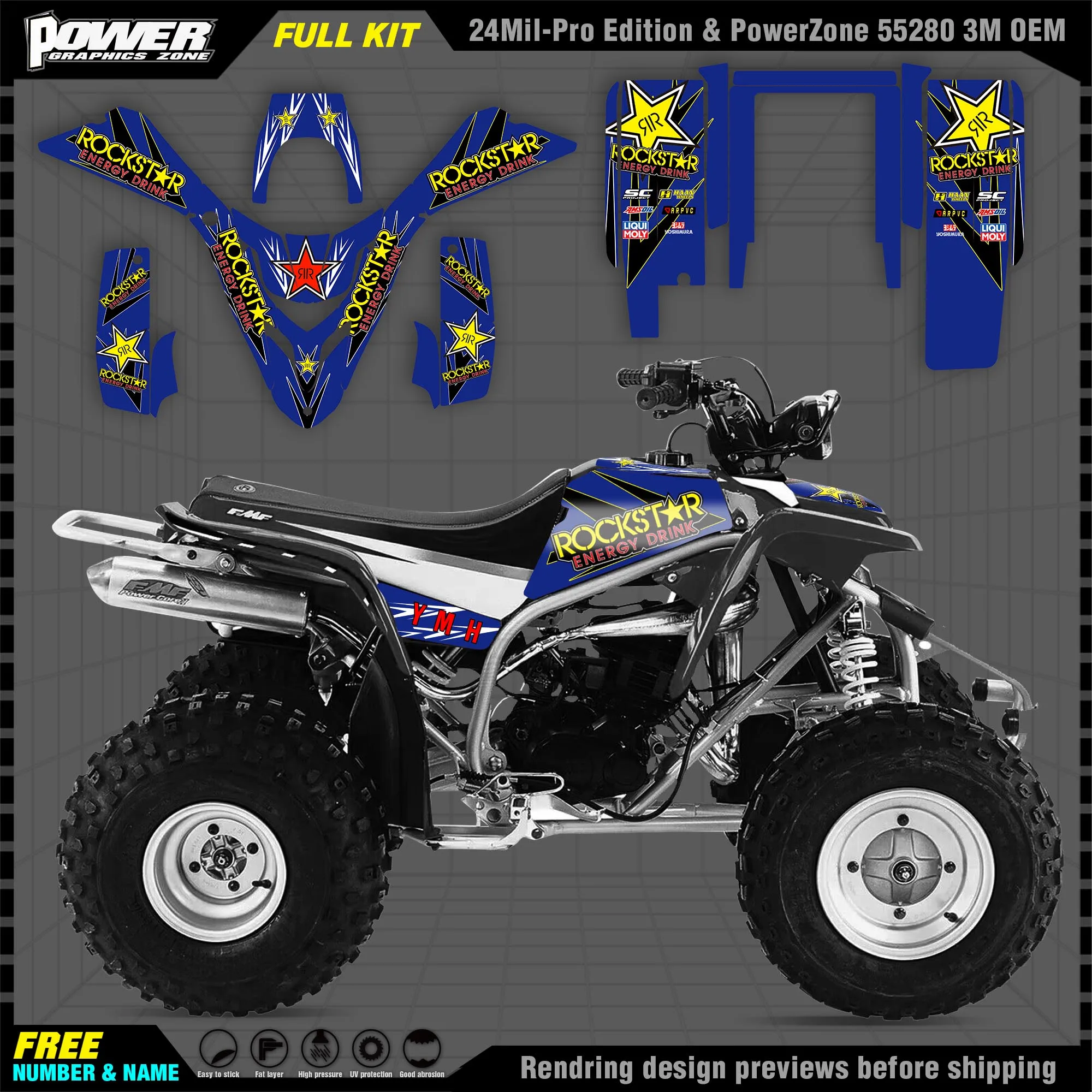Набор наклеек PowerZone Graphics для YAMAHA 1988 -2006 blaster YFS 200, наклейка на мотоцикл 002
Набор наклеек PowerZone Graphics для YAMAHA 1988 -2006 blaster YFS 200, наклейка на мотоцикл 002