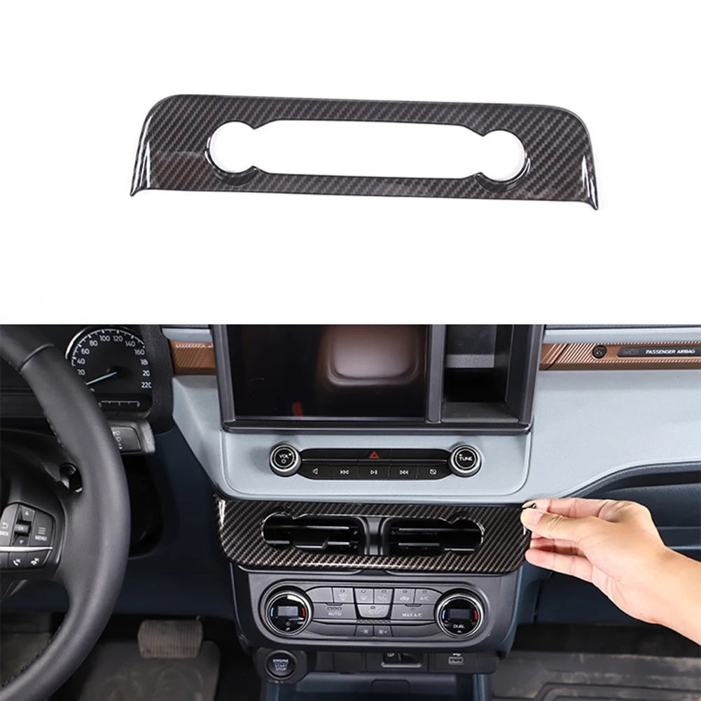 Carbon Fiber Black Console Air Conditioner Button Cover For Ford Maverick 2022-2023 Durable And Practical To Use
Carbon Fiber Black Console Air Conditioner Button Cover For Ford Maverick 2022-2023 Durable And Practical To Use