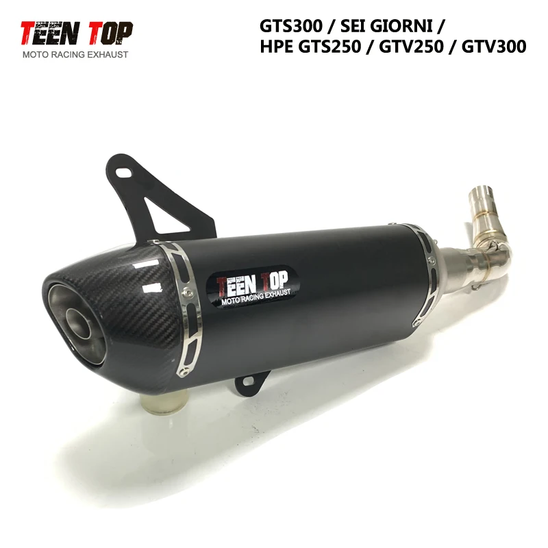 GTS300 Exhaust Silencer Moto For Vespa Piaggio SEI GIORNI 300 GTS300 HPE GTS250 GTV250 GTV300 Motorcycle Full Exhaust System
GTS300 Exhaust Silencer Moto For Vespa Piaggio SEI GIORNI 300 GTS300 HPE GTS250 GTV250 GTV300 Motorcycle Full Exhaust System