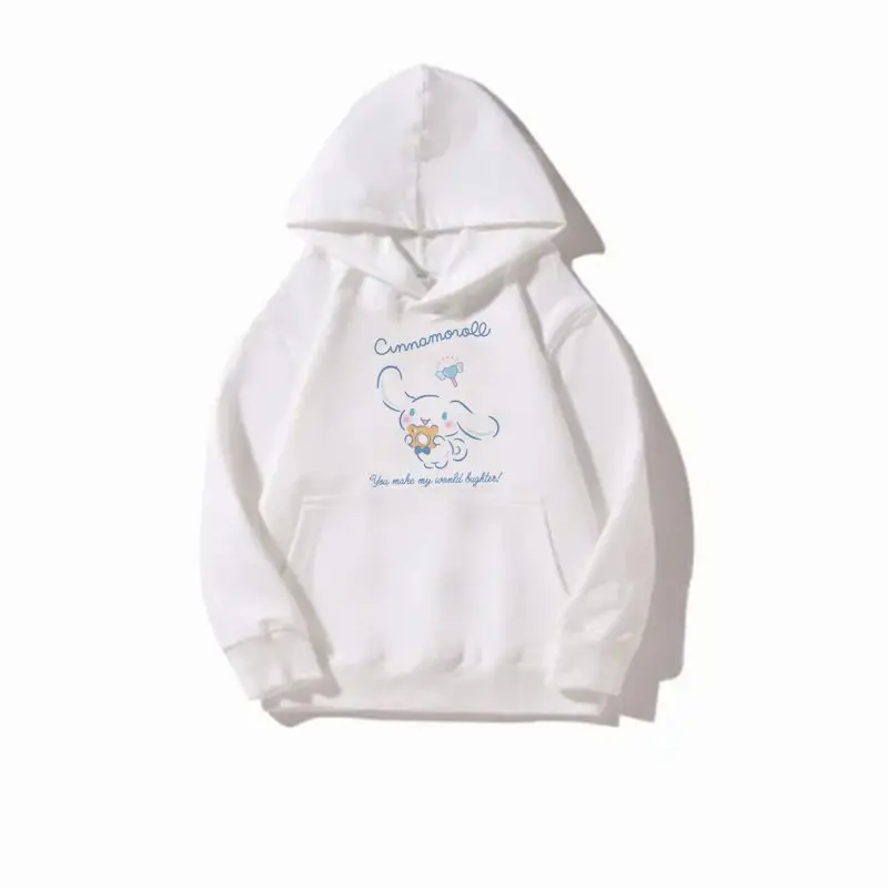 Cinnamoroll Children's Hoodies Kawaii Sanrio Cartoon Cute Anime Student Autumn Winter Warm Plush Decorate Christmas Gifts Girls
Cinnamoroll Children's Hoodies Kawaii Sanrio Cartoon Cute Anime Student Autumn Winter Warm Plush Decorate Christmas Gifts Girls