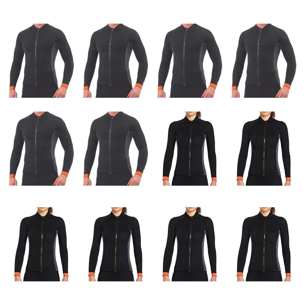 3mm Diving Jacket Warm Long Sleeve Style Skin Friendly Swimsuits Smooth Leather Edging Wetsuit Classic Crew Neck Men Black S
3mm Diving Jacket Warm Long Sleeve Style Skin Friendly Swimsuits Smooth Leather Edging Wetsuit Classic Crew Neck Men Black S