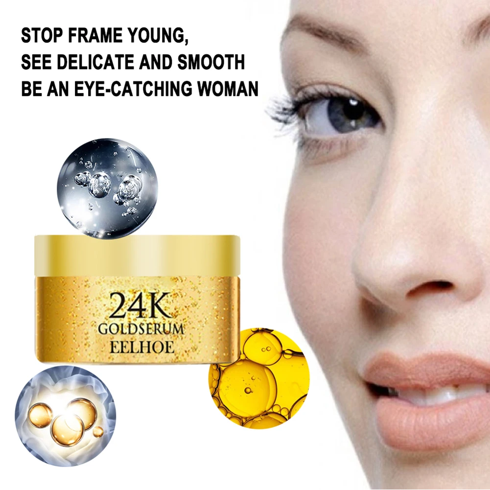 24K Gold Anti-aging Eye Cream Antioxidant Firming Skin Moisturizing Fade Dark Circles Eye Cream Eye Mask Eyes Care 20g TSLM2
24K Gold Anti-aging Eye Cream Antioxidant Firming Skin Moisturizing Fade Dark Circles Eye Cream Eye Mask Eyes Care 20g TSLM2