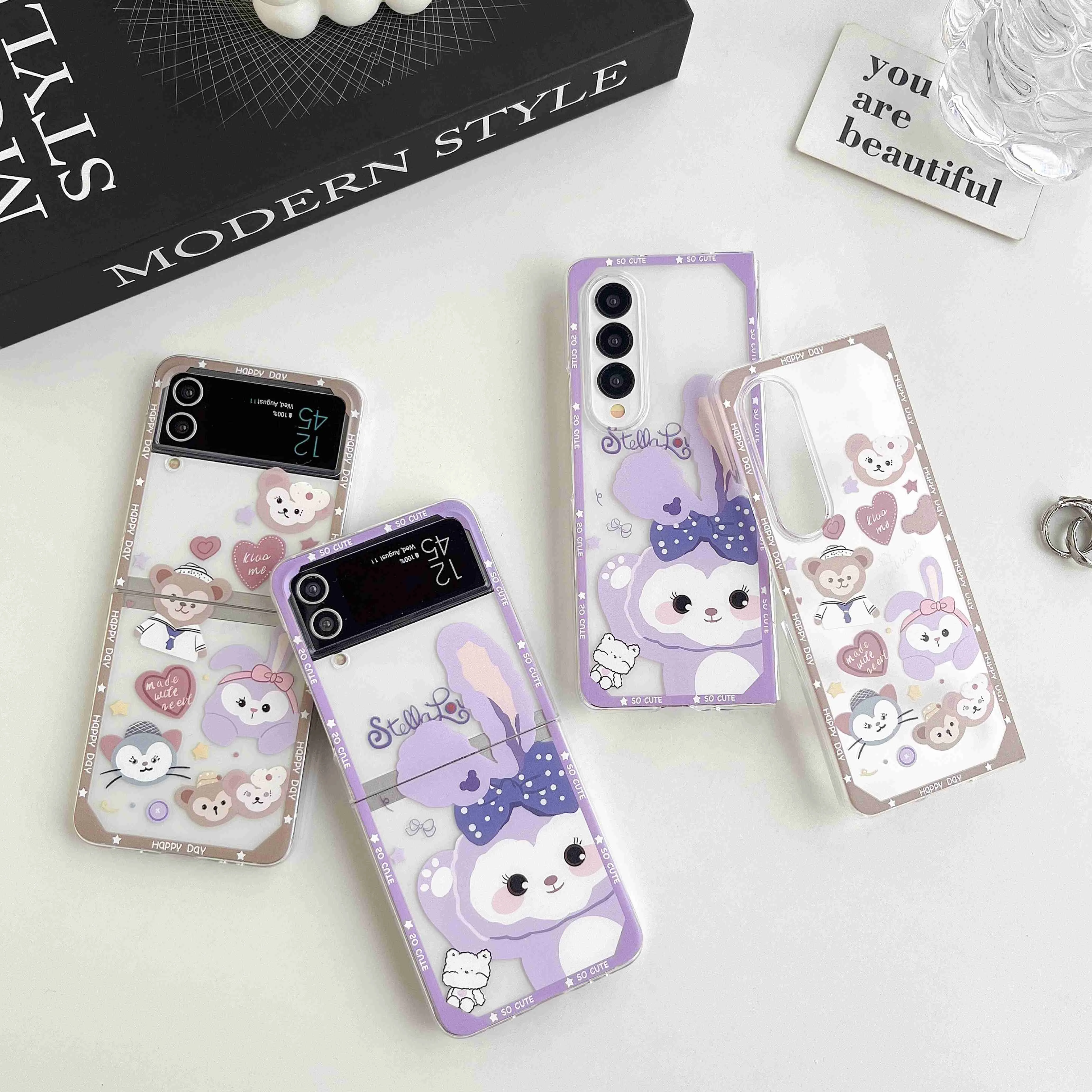 Disney StellaLou Duffy cute cartoon Phone Case for Samsung Galaxy Z Flip 3 4 Hard PC Back for z fold 3 4 Case Protective Shell
Disney StellaLou Duffy cute cartoon Phone Case for Samsung Galaxy Z Flip 3 4 Hard PC Back for z fold 3 4 Case Protective Shell
