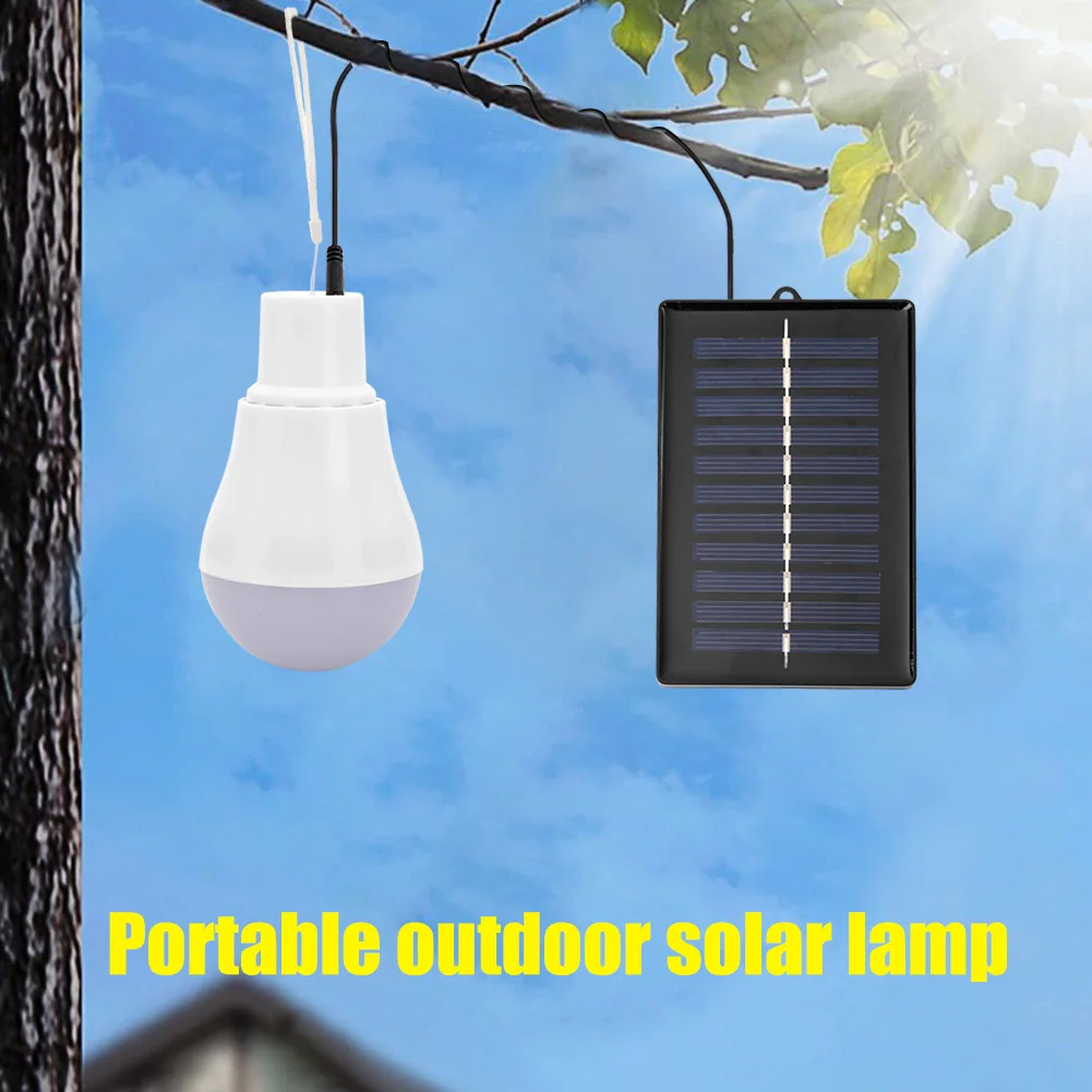 Solar Powered LED Bulb Portable 300LM Energy Saving Light For Outdoor Camping Hiking Fishing Tent Emergency Lighting
Solar Powered LED Bulb Portable 300LM Energy Saving Light For Outdoor Camping Hiking Fishing Tent Emergency Lighting