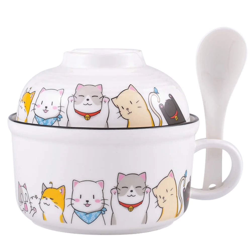 1 Set of Japanese Style Noodle Bowl Ramen Bowl with Lid Dessert Bowls Appetizer Bowl Porcelain Cereal Dish Soup Bowls with Lid
1 Set of Japanese Style Noodle Bowl Ramen Bowl with Lid Dessert Bowls Appetizer Bowl Porcelain Cereal Dish Soup Bowls with Lid