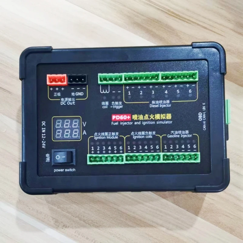 Инструмент для ремонта и тестирования катушки зажигания бензинового дизельного инжектора PD60
Инструмент для ремонта и тестирования катушки зажигания бензинового дизельного инжектора PD60