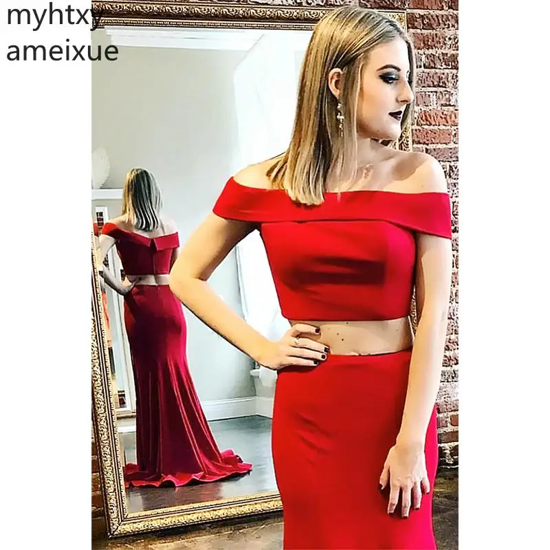 Simple Sexy Robe Evening Dress Mermaid Formal Prom Party Dresses Off Shoulder Sweep Train V-neck Evening Gown Custom Made
Simple Sexy Robe Evening Dress Mermaid Formal Prom Party Dresses Off Shoulder Sweep Train V-neck Evening Gown Custom Made