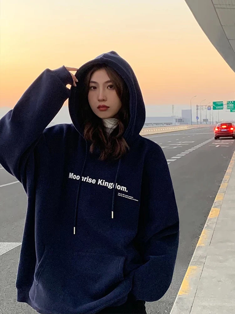 Casual Letter Print Ins Loose Sweatshirt Women's Sweatshirts Japanese Harajuku Vintage Female Korean Kawaii Clothing For Women
Casual Letter Print Ins Loose Sweatshirt Women's Sweatshirts Japanese Harajuku Vintage Female Korean Kawaii Clothing For Women