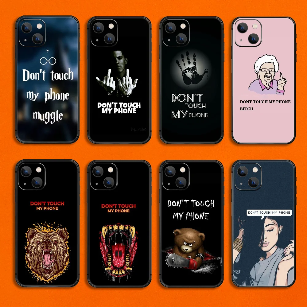 Dont Touch My Phone Phone Case Cover For Iphone 6 6S 7 8 11 12 13 14 Se 2020 X Xs Xr Pro Max Plus Mini TPU Soft Black
Dont Touch My Phone Phone Case Cover For Iphone 6 6S 7 8 11 12 13 14 Se 2020 X Xs Xr Pro Max Plus Mini TPU Soft Black
