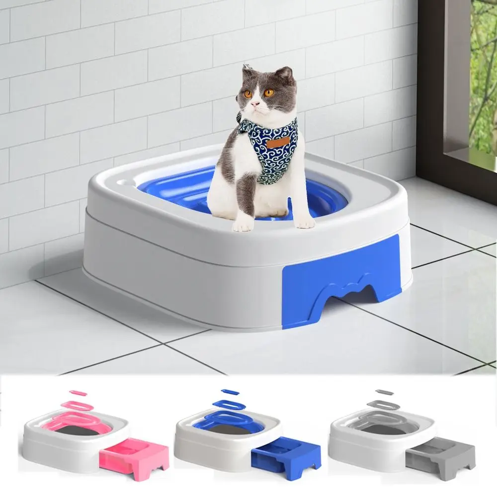 Removable Cat Toilet with Base Pet Accessories with Base Plastic Cat Toilet Training Kit Cats Toilet Trainer Indoor
Removable Cat Toilet with Base Pet Accessories with Base Plastic Cat Toilet Training Kit Cats Toilet Trainer Indoor