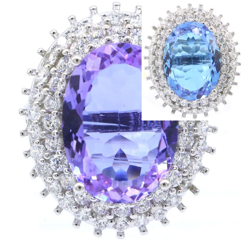 19x19mm Stunning 4.2g Blue Aquamarine London Blue Topaz White CZ Women Wedding Silver Ring 
19x19mm Stunning 4.2g Blue Aquamarine London Blue Topaz White CZ Women Wedding Silver Ring