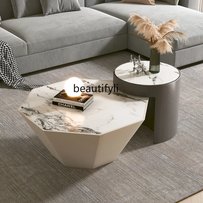 CXH Light Luxury Modern Tea Table Simple Nordic Minimalism Cream Style Stone Plate Tea Table
CXH Light Luxury Modern Tea Table Simple Nordic Minimalism Cream Style Stone Plate Tea Table