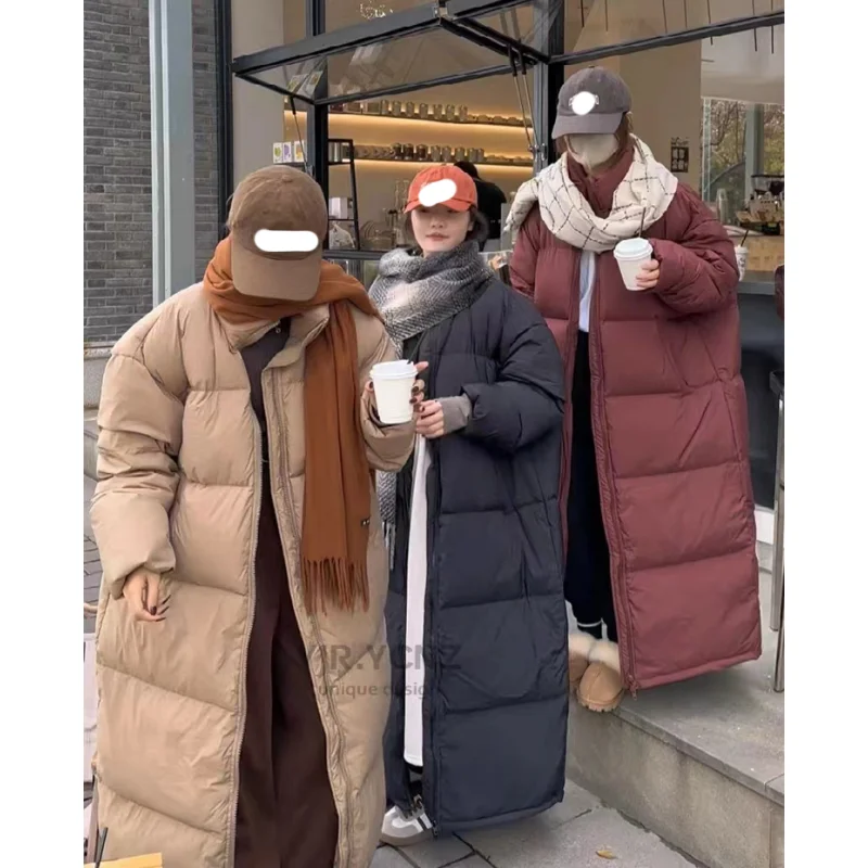 Женский длинный пуховик цвета хаки, черное пальто, модная ветрозащитная утепленная куртка с утиным пухом и перьями, женская зимняя верхняя одежда 2023
Женский длинный пуховик цвета хаки, черное пальто, модная ветрозащитная утепленная куртка с утиным пухом и перьями, женская зимняя верхняя одежда 2023